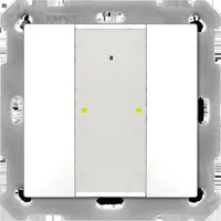 MDT technologies Taster Plus TS 55 2-fach Reinweiß matt BE-TA55T2.02