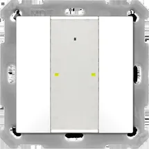 MDT technologies Taster Plus TS 55 2-fach Reinweiß matt BE-TA55T2.02