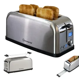 sommertal Toaster ST1500 XXL Silber