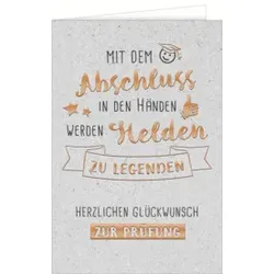 Karte zur best. Prüfung geprägt 63-10010   Bild