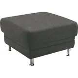 Candy Polsterhocker Korfu Polyester 73 x 48 x 73 cm Grau