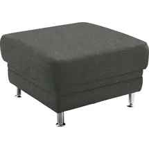 Candy Polsterhocker Korfu Polyester 73 x 48 x 73 cm Grau