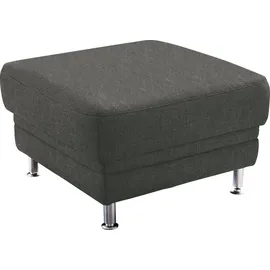 Candy Polsterhocker Korfu Polyester 73 x 48 x 73 cm Grau