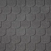 Easy Dachschindeln 80 x 33,6 cm Schwarz