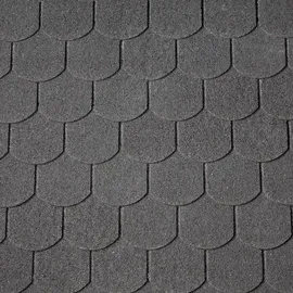 Easy Dachschindeln 80 x 33,6 cm Schwarz