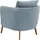 Schöner Wohnen Sessel Pearl Baumwolle/Polyester 86 x 68 x 86 cm Blau