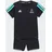 adidas MERCEDES-AMG PETRONAS FORMULA 1 TEAM DNA Baby KURZARM-JOGGINGANZUG - Black / Semi mint rush, - 56