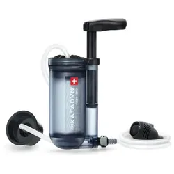 Katadyn Hiker Pro, Transparent, Schwarz, Silikon, Kunststoff