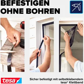 Tesa Insect Stop Magnetvorhang 120 x 240 cm Anthrazit