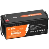 12V 200Ah PLUS LiFePO4 Batterie mit BMS PV Energiespeicher für Wohnmobile Wohnwagen Solar USV