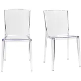 Design-stühle Transparent 2er-set Island