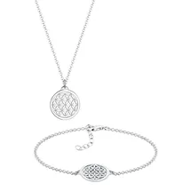 Elli Schmuckset Lebensblume 925 Sterling