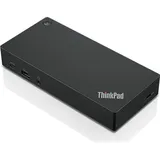 Lenovo 03X7609 Notebook-Dockingstation & Portreplikator Verkabelt USB 3.2 Gen 1 (3.1 Gen 1) Type-C Schwarz (03X7609)