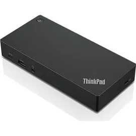 Lenovo 03X7609 Notebook-Dockingstation & Portreplikator Verkabelt USB 3.2 Gen 1 (3.1 Gen 1) Type-C Schwarz (03X7609)