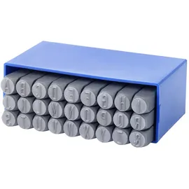 Heidenpeter Handschlagstempelsatz rund, 27-teilig, A - Z, Schrifthöhe 5 mm