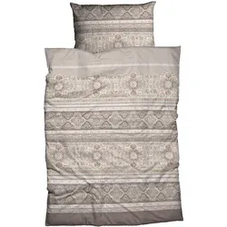Bettwäsche »Majella«, trendige, frische, ausdrucksvolle Farben, 36960866-0 taupe 1 St.