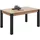 Stolkom LUCAS 140-210 x 76 x 90 cm Eiche Artisan braun/schwarz