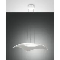 Fabas Luce LED Pendelleuchte Ibiza 32W 3000K, IP20, weiß
