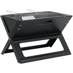 Notebook-Grill klappbar - Tragbarer Campinggrill für Picknick