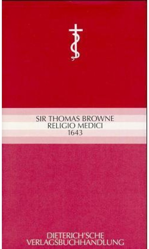Religio Medici - Thomas Browne, Leinen