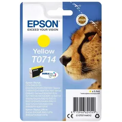 Tinte Epson T0714 Gepard gelb