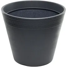 Dehner Groovy Ø 42 x 36,3 cm Anthrazit