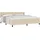 vidaXL Boxspringbett 200 x 200 cm Creme