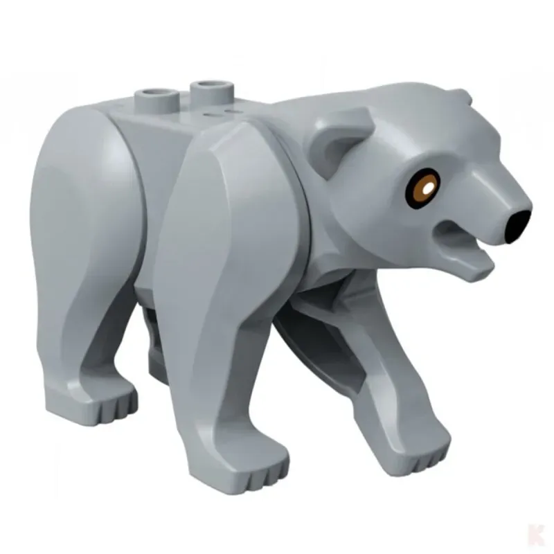 Klemos KL-40022 Klemmbaustein Bär grau