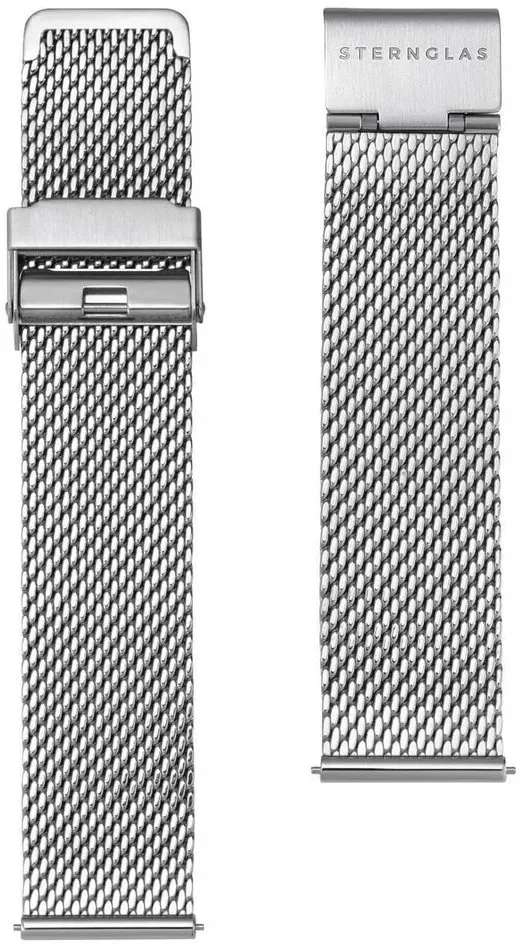 STERNGLAS - STRAP - Metallband - milanaise - silber / 20 MM