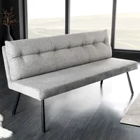 Riess-Ambiente Sitzbank Big George Grau 160 x 40 x 48 cm