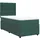 vidaXL Boxspringbett 180 x 200 cm Dunkelgrün