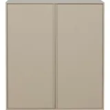 Woood Highboard 100 x 110 cm Beige