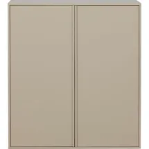 Woood Highboard 100 x 110 cm Beige