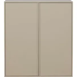 Woood Highboard 100 x 110 cm Beige