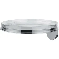 LAUFEN Kartell Wandablage Deko-Disc H3853330040001, Accessoires, kristall klar