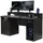 Die Möbelfundgrube Gaming Tisch 160 cm Computerschreibtisch schwarz - TEZAUR