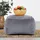 I.C.O.N. icon Sitzpouf, Grau, Kunststoff, 42x24x42 cm, Hergestellt in Deutschland, Wohnzimmer, Hocker, Poufs