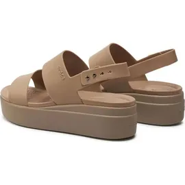 Crocs Brooklyn Low Wedge Herren Latte/Mushroom 36