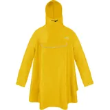 normani Regenponcho Regenponcho Kauai mit Ärmeln und Brusttasche - Wasserdichter Outdoorponcho mit Reflektor gelb|schwarz S/M