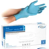 Maimed solution 100 Nitrilhandschuhe M blau violett puderfrei