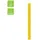 Kerzenfarm Hahn Stabkerze 22 x 250 mm gelb 4 St.