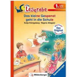 Ravensburger Leserabe mit Mildenberger Silbenmethode - Das kleine Gespenst geht in die Schule