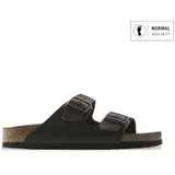 Birkenstock für Herren. 452761 Leder-Sandalen Arizona Habana (Reguläre Passform) braun (42), Wohnung, Keine, Lässig