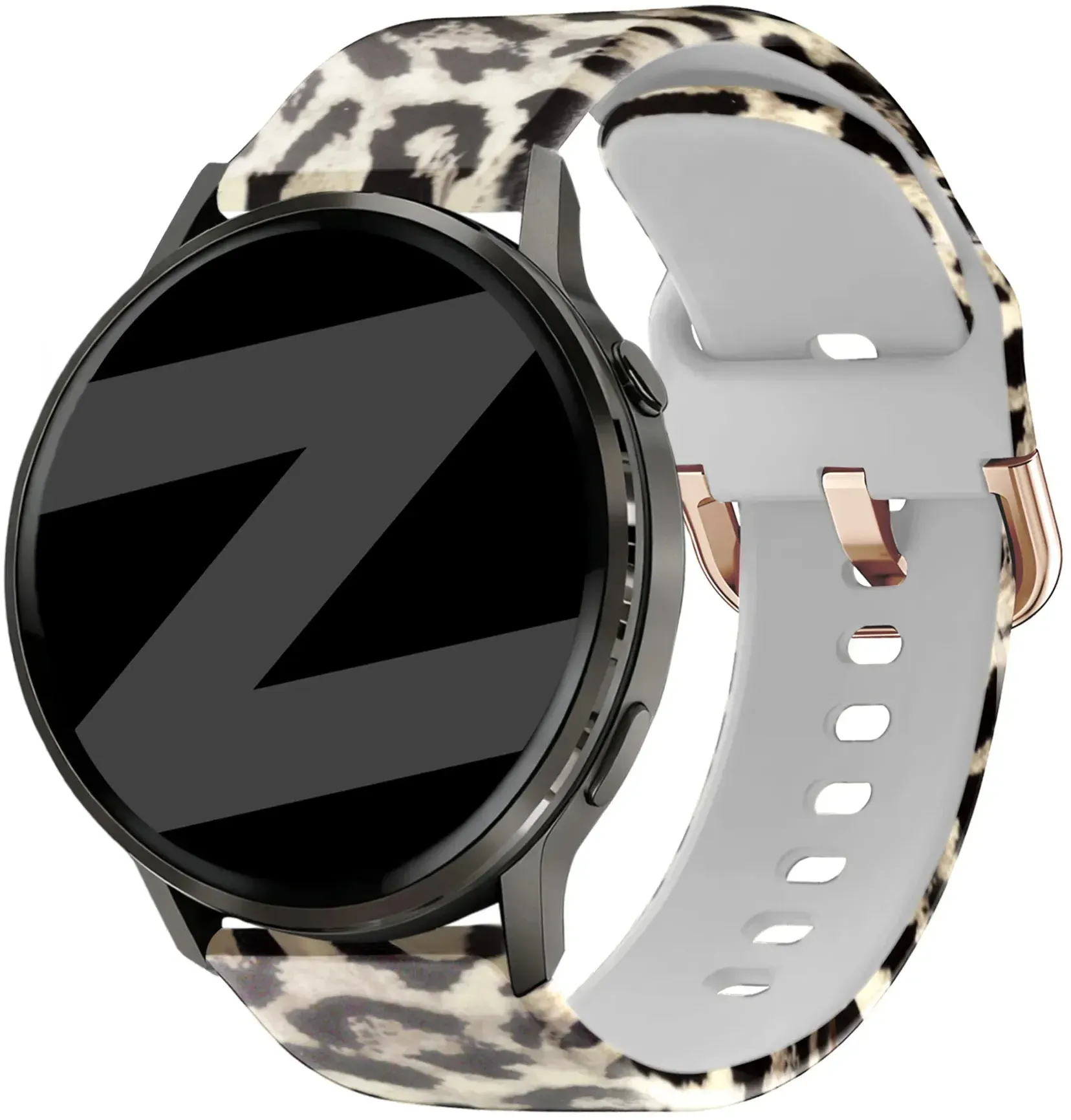 Bandz Garmin Approach J1 Armband Silikon für Garmin Approach J1 - Lucky Leopard - Schnallenverschluss