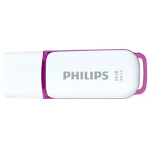 Philips Snow Edition 64 GB weiß/lila USB 3.0 FM64FD75B/00