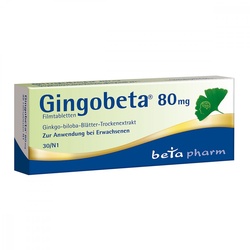 Gingobeta 80 mg Filmtabletten
