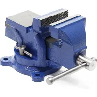 XPOtool Wiltec Schraubstock Heavy Duty 75 mm Klemmbacke, Amboss für schwere Beanspruchung für Werkbank