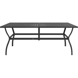 vidaXL Garten-Essgruppe 9-tlg. Grau