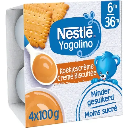 Nestlé Baby Dessert Kekscreme +6 Monate Becher 4x100g