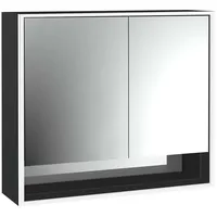 EMCO loft mit Unterfach, Aufputz, 800mm, - schwarz/spiegel,